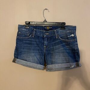 Lucky Brand Women's Riley Rolled Cuff Jean Shorts